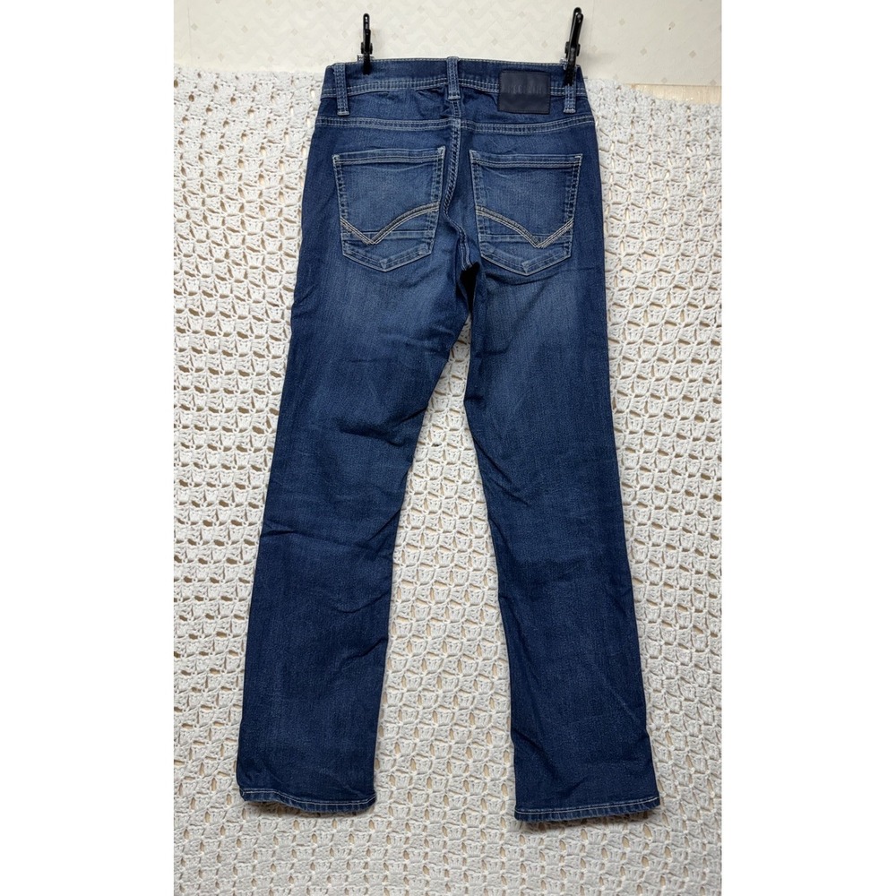 Reclaim Mens Jeans 27x32 Blue Regular Bootleg Stretch Denim Cotton Blend FRL267